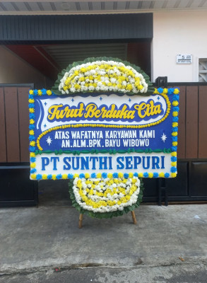 Papan Bunga Duka di Sindangpanon